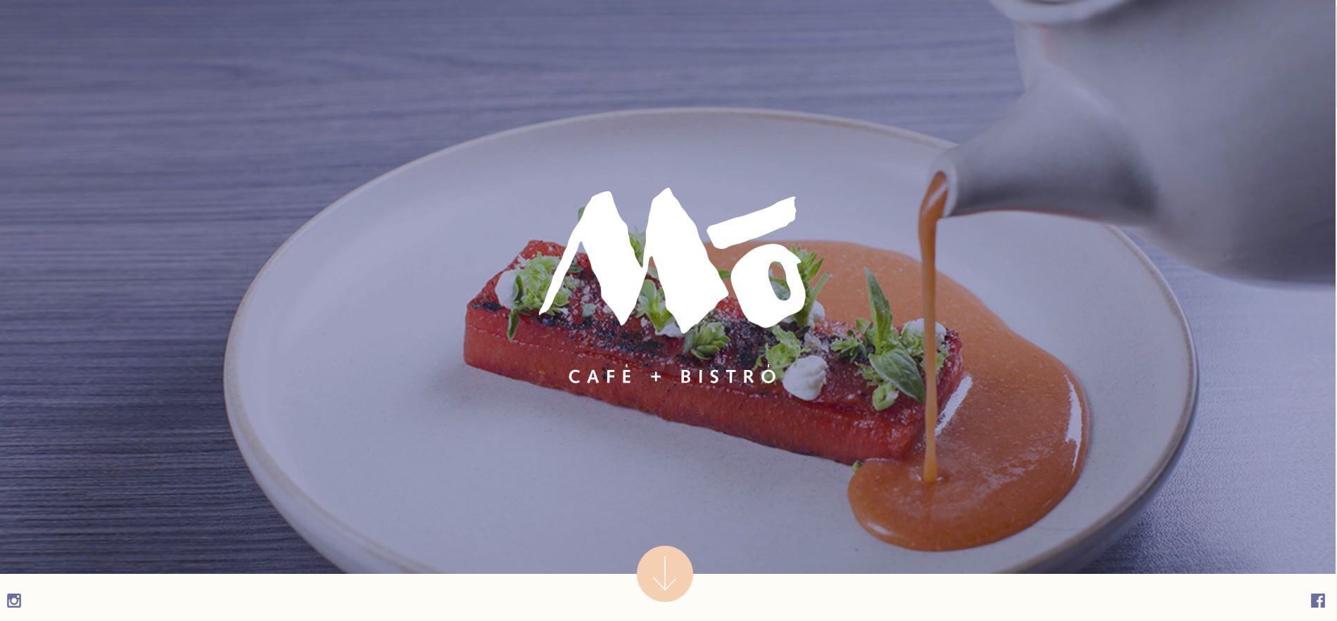 cafe mo food website